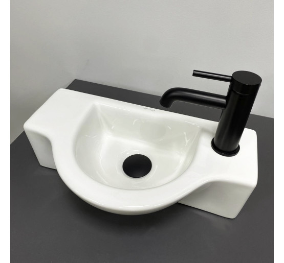 Умивальник (раковина) VBI RIMELLA WHITE накладний підвісний