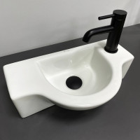 Умивальник (раковина) VBI RIMELLA WHITE накладний підвісний