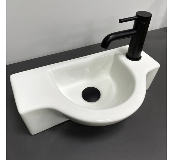 Умивальник (раковина) VBI RIMELLA WHITE накладний підвісний