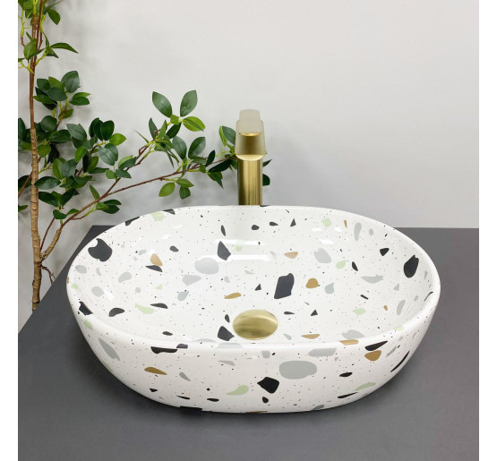 Умивальник (раковина) VBI MODENA S TEĎZO GLOSSY накладний