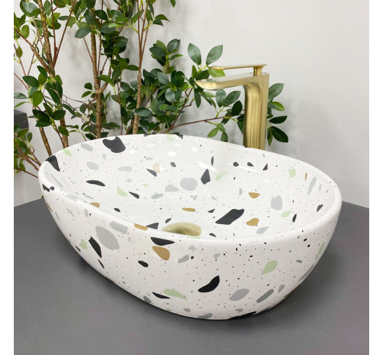 Умивальник (раковина) VBI MODENA S TEĎZO GLOSSY накладний