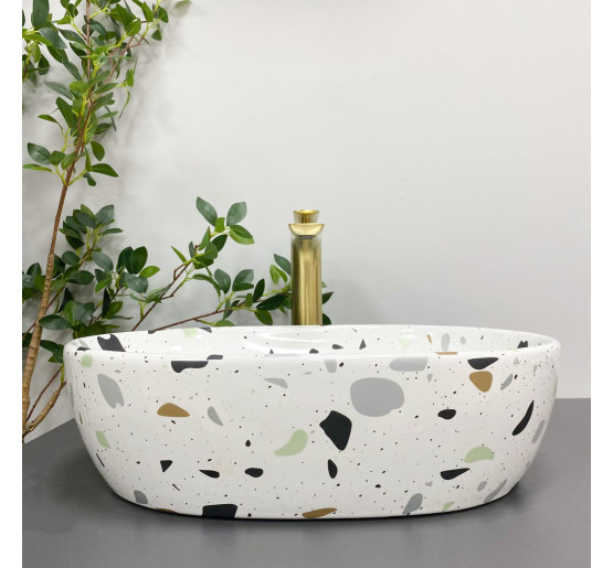 Умивальник (раковина) VBI MODENA S TEĎZO GLOSSY накладний