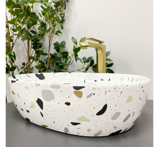 Умивальник (раковина) VBI MODENA S TEĎZO GLOSSY накладний