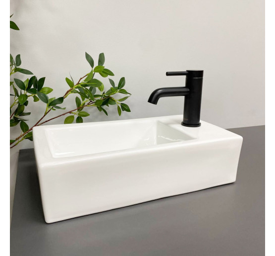 Умивальник (раковина) VBI LECCE L WHITE накладний підвісний