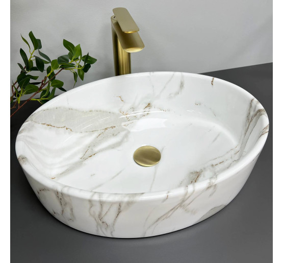 Умывальник (раковина) VBI CEFALU AIAX GLOSSY накладной