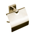 Тримач для туалетного паперу з кришкою VBI SATURN GOLD
