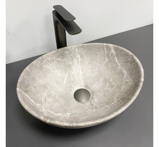 Умывальник (раковина) VBI PARMA BEIGE STONE MATT накладной