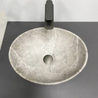 Умивальник (раковина) VBI PARMA BEIGE STONE MATT накладний