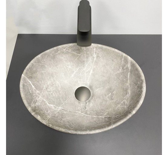 Умывальник (раковина) VBI PARMA BEIGE STONE MATT накладной