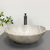 Умивальник (раковина) VBI PARMA BEIGE STONE MATT накладний