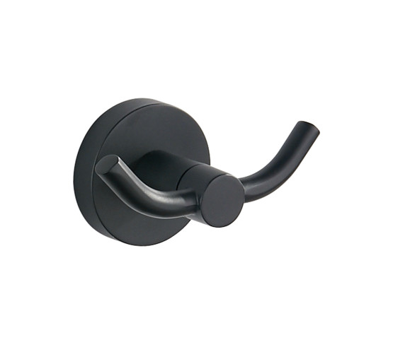 Крючок для полотенец VBI VENUS BLACK двойной