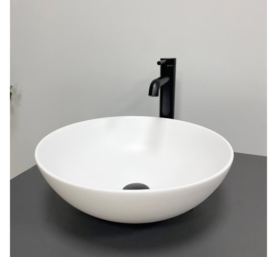 Умивальник (раковина) VBI AMALFI WHITE MATT накладний