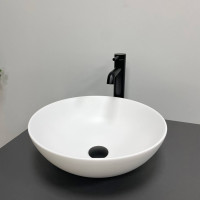 Умивальник (раковина) VBI AMALFI WHITE MATT накладний