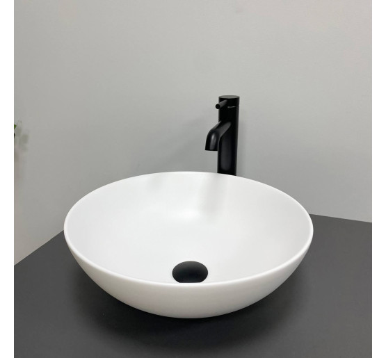 Умивальник (раковина) VBI AMALFI WHITE MATT накладний