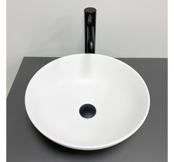 Умивальник (раковина) VBI AMALFI WHITE MATT накладний