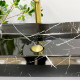 Умивальник (раковина) VBI TRIEST BLACK MARMO GLOSSY накладний