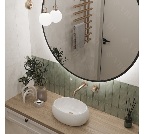 Умывальник (раковина) VBI VENETO S WHITE накладной