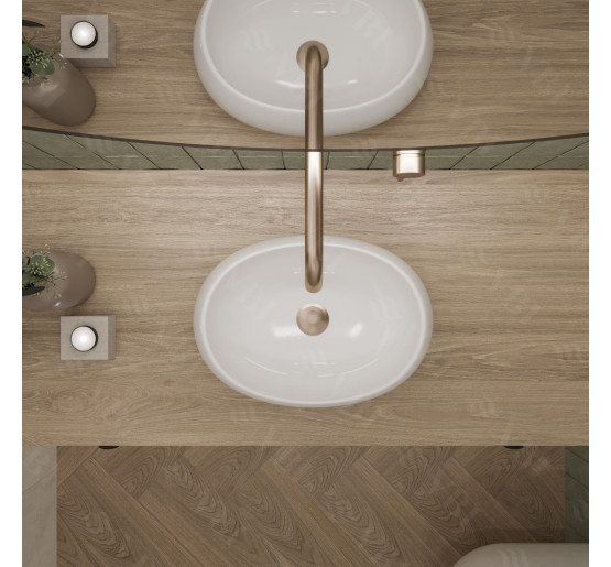 Умывальник (раковина) VBI VENETO S WHITE накладной