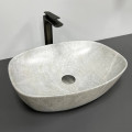 Умивальник (раковина) VBI OLBIA GREY STONE MATT накладний
