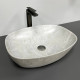 Умивальник (раковина) VBI OLBIA GREY STONE MATT накладний