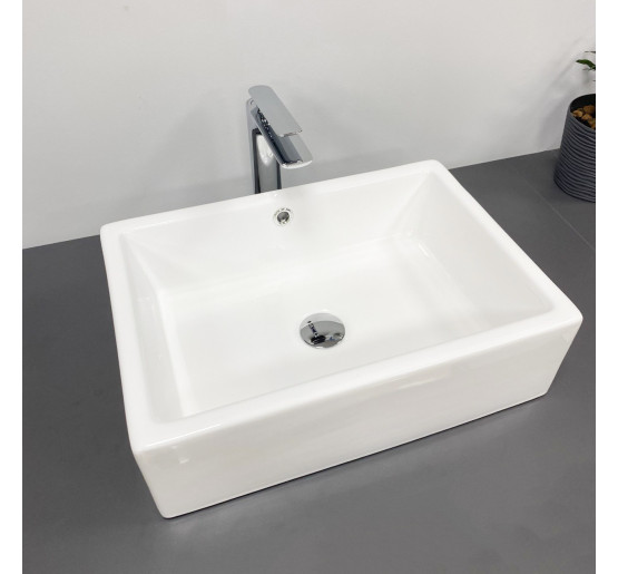 Умывальник (раковина) VBI CASTELLO WHITE накладной