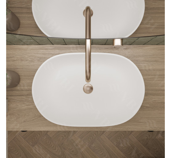 Умивальник (раковина) VBI ANDRIA WHITE накладний