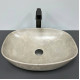 Умывальник (раковина) VBI OLBIA BEIGE STONE MATT накладной