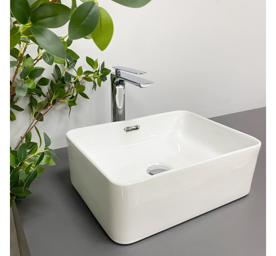 Умывальник (раковина) VBI ARABBA S WHITE накладной