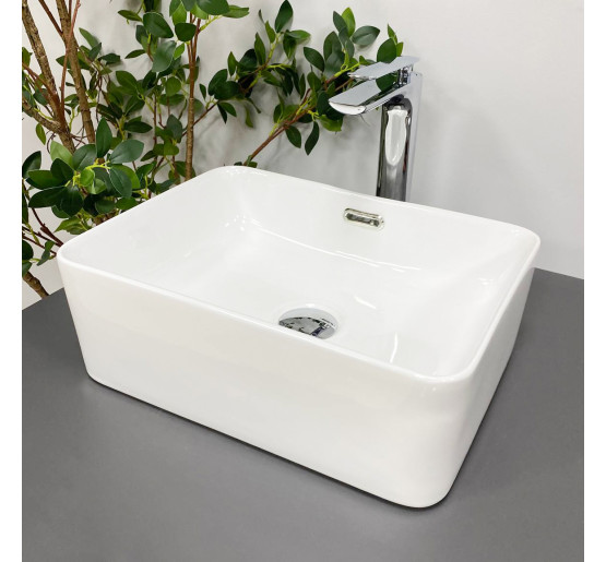 Умывальник (раковина) VBI ARABBA S WHITE накладной