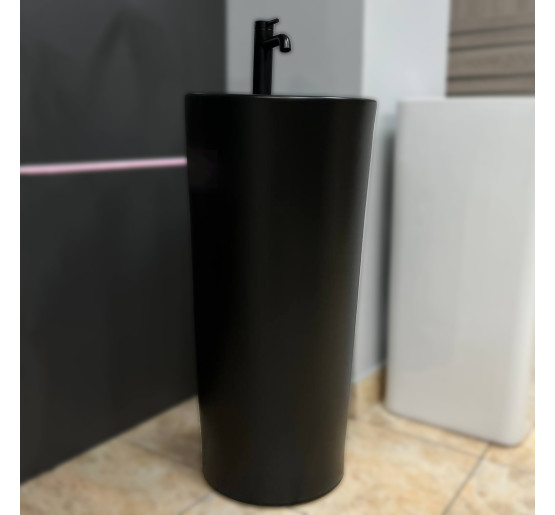 Умывальник (раковина) VBI BOLONIA BLACK MATT напольный