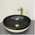 Умивальник (раковина) VBI ORMELA BLACK WHITE MATT накладний