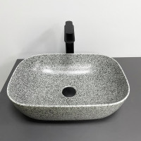 Умивальник (раковина) VBI RAVENNA SPACE GREY MATT накладний