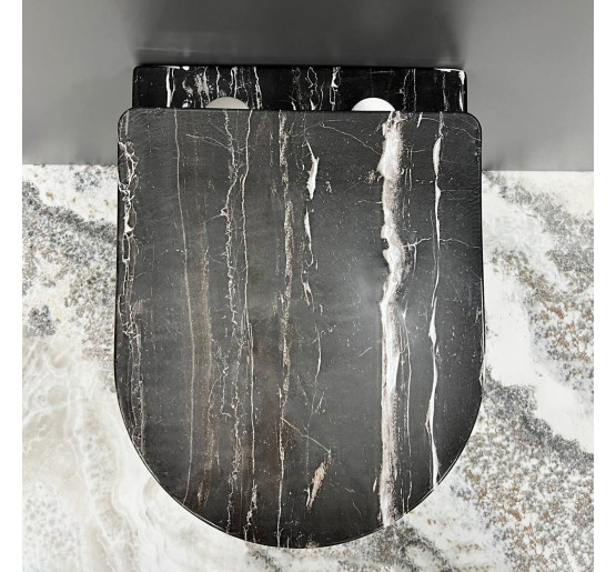 Підвісний унітаз VBI VULCANO BLACK ONYX