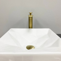 Умивальник (раковина) VBI TROIA WHITE GLOSSY накладний