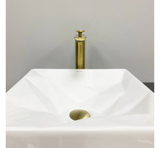 Умивальник (раковина) VBI TROIA WHITE GLOSSY накладний