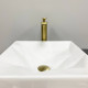 Умивальник (раковина) VBI TROIA WHITE GLOSSY накладний
