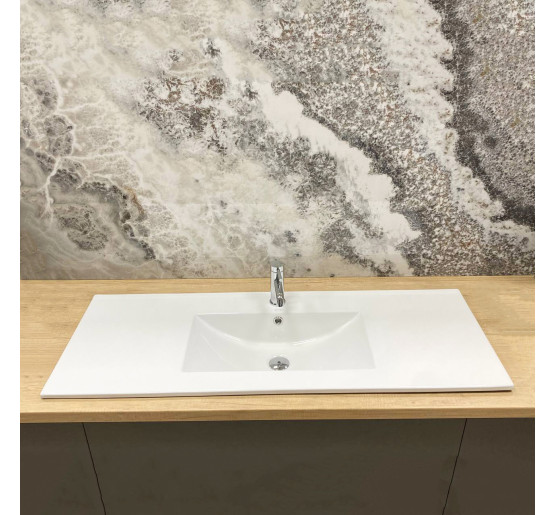 Умивальник (раковина) VBI FERRARA 120 WHITE врізний