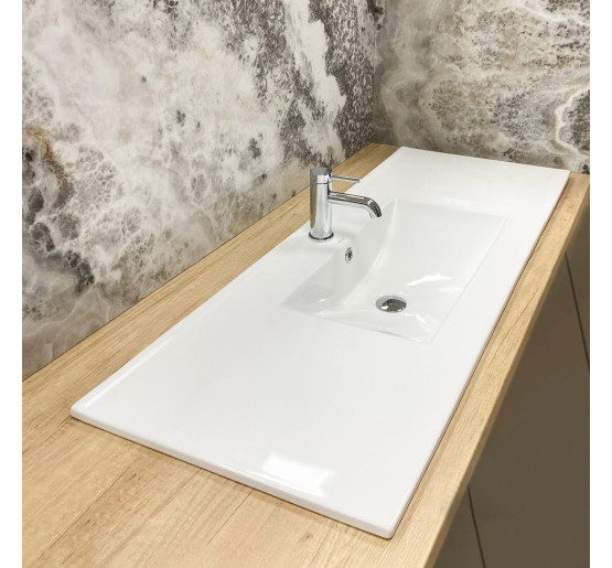 Умивальник (раковина) VBI FERRARA 120 WHITE врізний