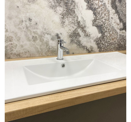 Умивальник (раковина) VBI FERRARA 120 WHITE врізний