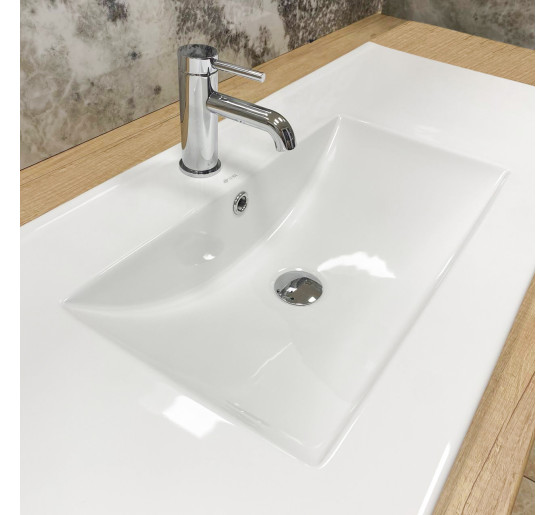 Умивальник (раковина) VBI FERRARA 120 WHITE врізний