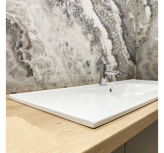 Умивальник (раковина) VBI FERRARA 120 WHITE врізний