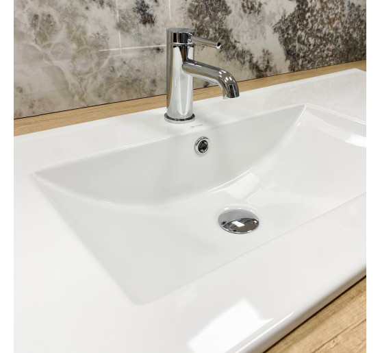 Умивальник (раковина) VBI FERRARA 120 WHITE врізний