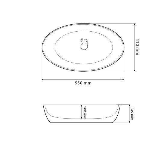 Умывальник (раковина) VBI UDINE MARBLE BLUE MATT накладной