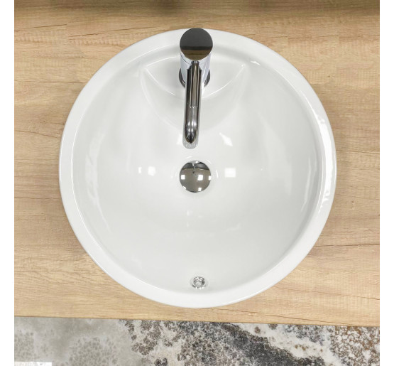 Умывальник (раковина) VBI PIANETTE WHITE врезной