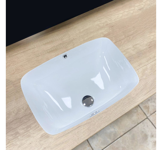 Умывальник (раковина) VBI MOENA WHITE врезной