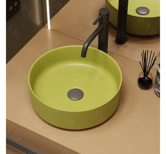 Умывальник (раковина) VBI PRATO OLIVE MATT накладной