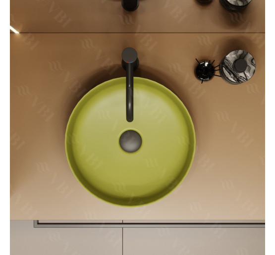 Умывальник (раковина) VBI PRATO OLIVE MATT накладной