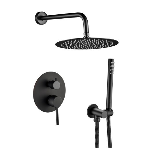 Душова система VBI MILANO BLACK прихованого монтажу
