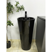 Умивальник (раковина) VBI BOLONIA BLACK GLOSSY підлоговий