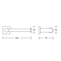 Тримач для туалетного паперу VBI SATURN CHROME
